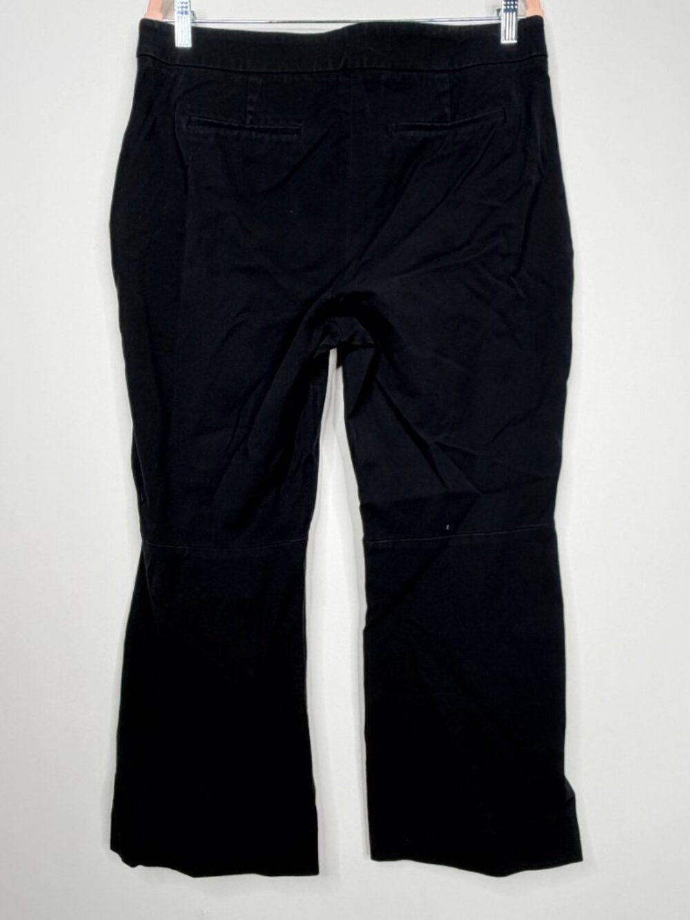 2/$30 J. Crew Hayden Kickout Crop Pant in Bi-Stretch Cotton Black 12 #A3040 - Picture 5 of 9